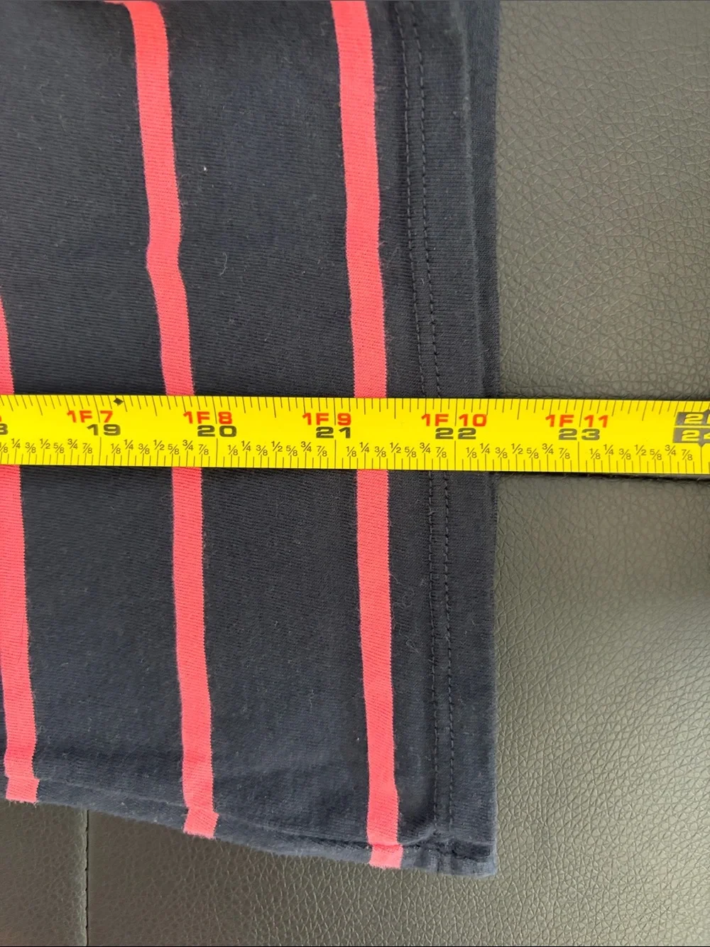 abercrombie kids Navy & Pink Striped Logo Long Sleeve Tee new condition